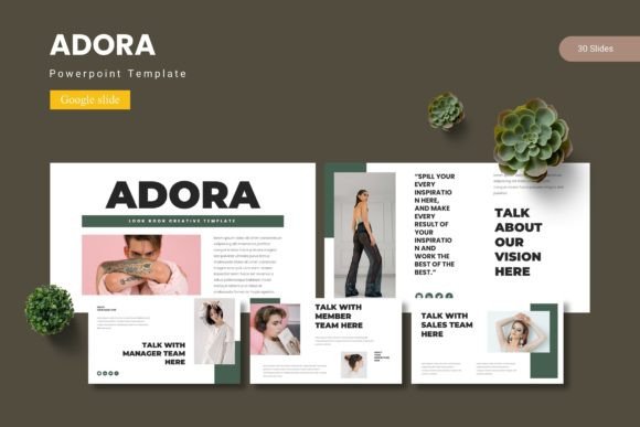 Adora Google Slide Template: Creative Presentations Made Simple
