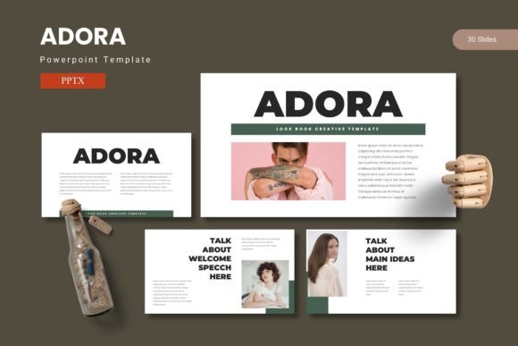 Adora PowerPoint Template: Craft Presentations That Command Attention and Drive Results