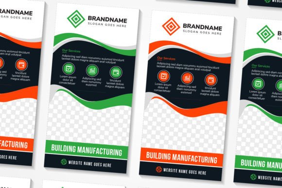 Building Manufacturing Vertical Banner: A Versatile Design Template