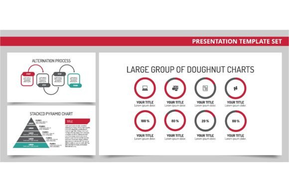 Editable Infographic Template Set Repres