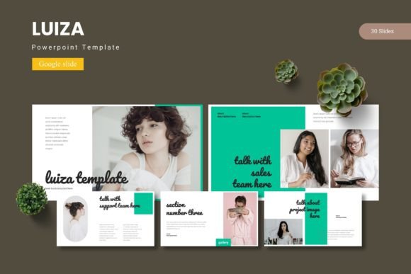 Master Modern Presentations with Luiza – A Complete Google Slide Template for Every Need