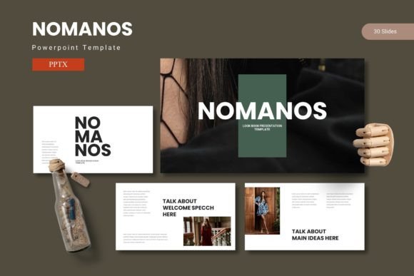 Nomanos - Powerpoint Template: A Versatile Presentation Tool for Confident Storytelling