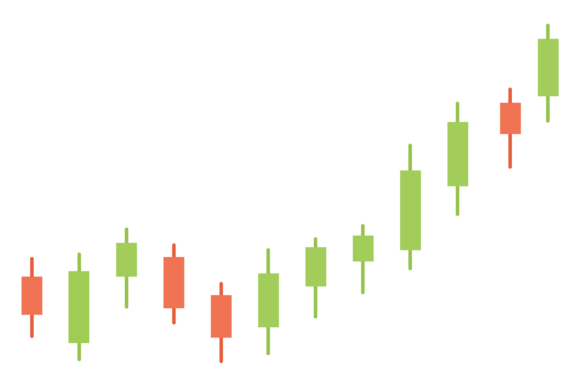 Using Candlestick Chart Icon Color Infographics to Sharpen Your Strategic Decisions
